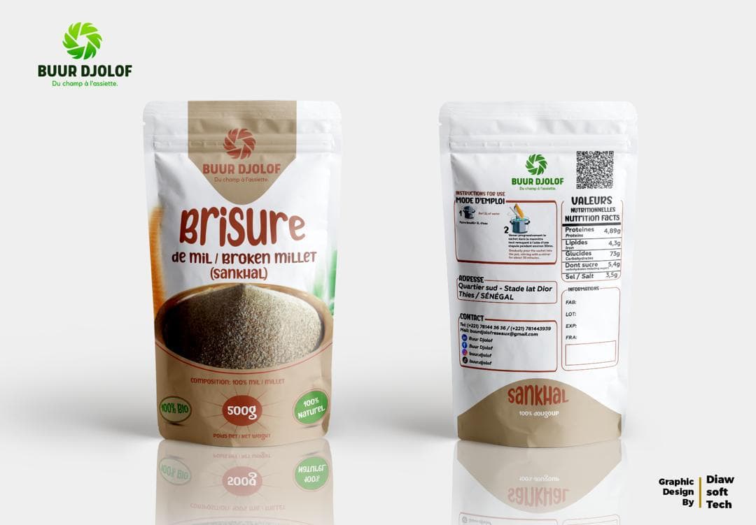 Brisure de mil — Sankhal (500g)