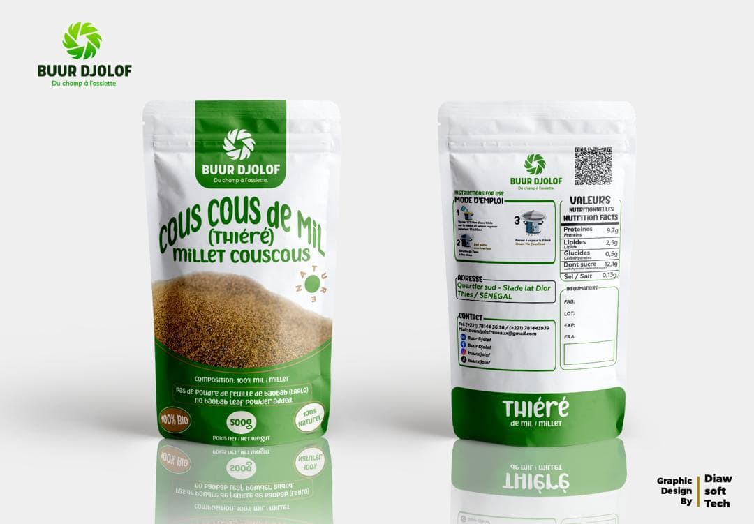 Couscous de mil nature (500g)