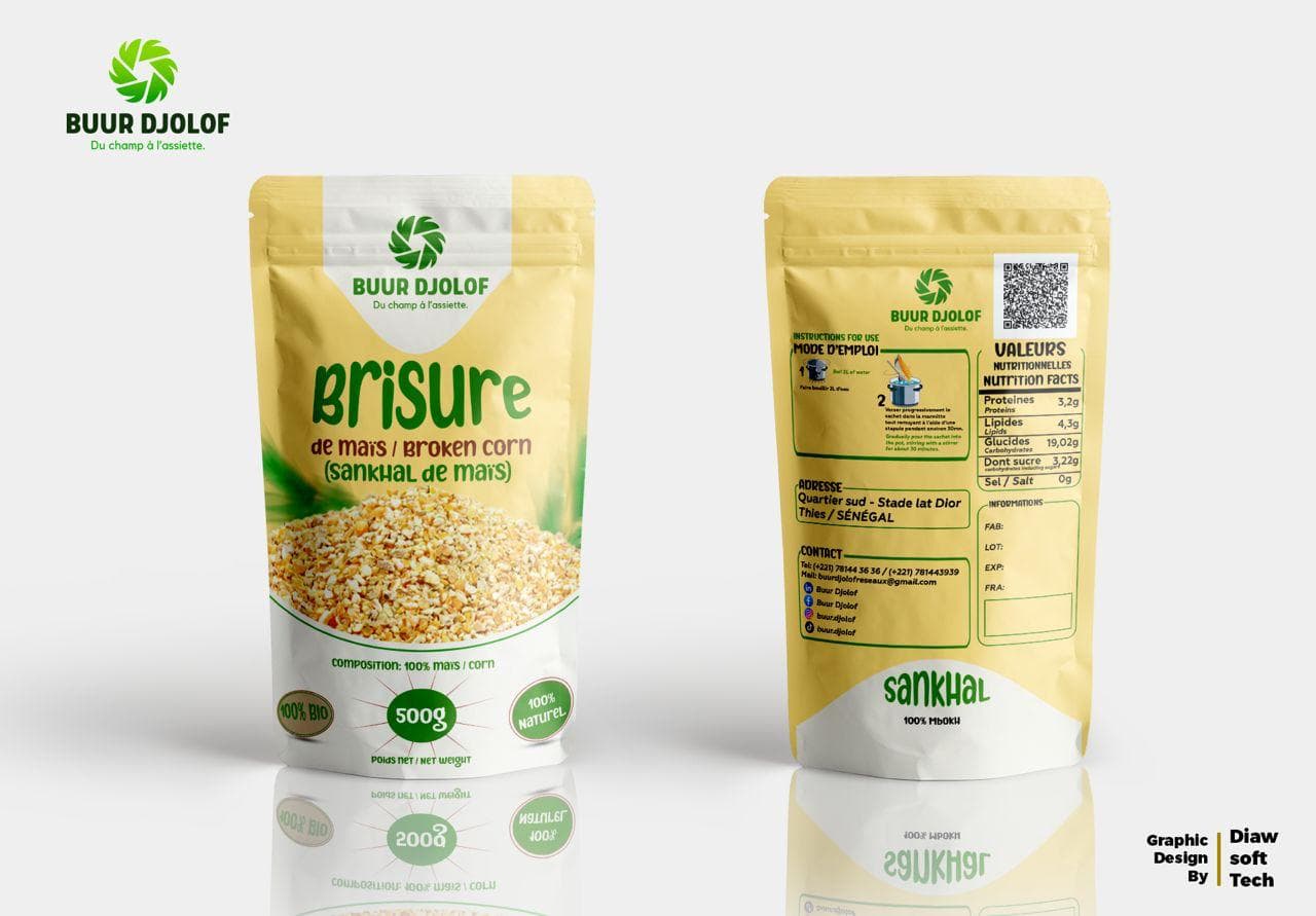 Brisure de maïs — Sankhal (500g)